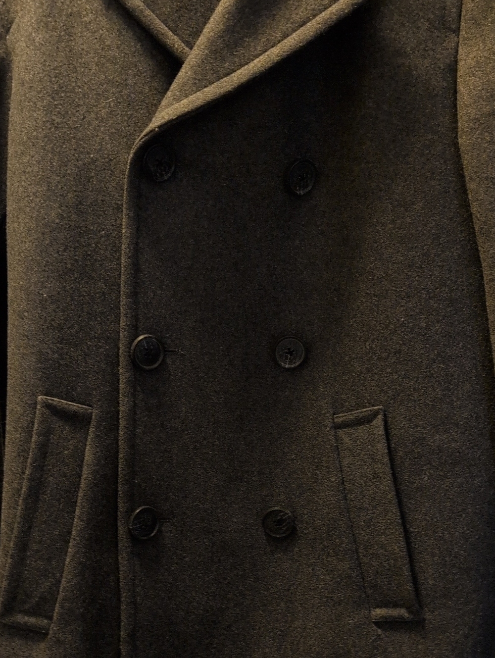 Vineyard Vines Grey Pea Coat Size Small - Picture 3 of 6